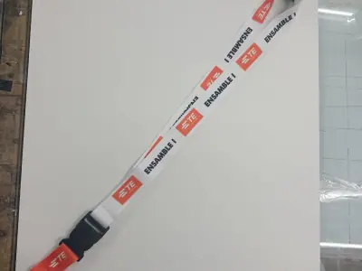 Full length printed lanyard · TE Connectivity
