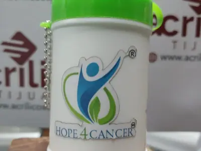 Printed promotional item with brand imagery