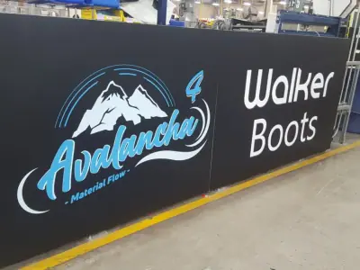 Storefront graphics for a retail store · Walker Boots